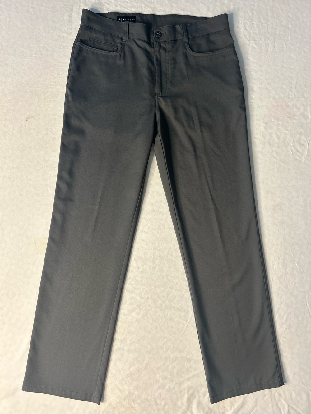 PGA TOUR Performance Golf Pants Gray 30x30 Stretch 5-Pocket